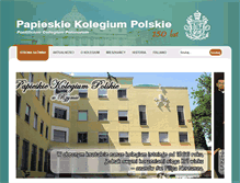 Tablet Screenshot of kolegium.opoka.org